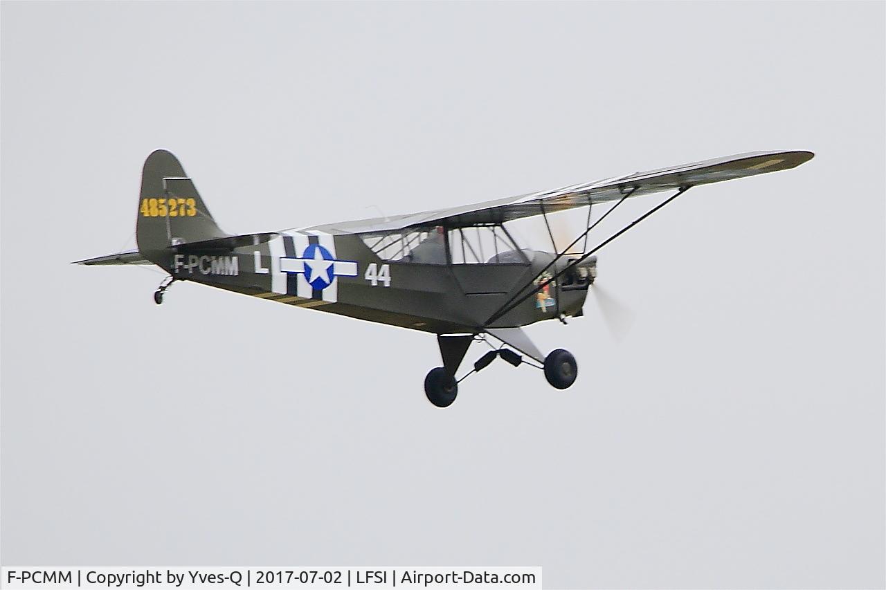 F-PCMM, Piper J3C-65D Cub Cub C/N S1, Piper J3C-65D Cub, On display, St Dizier-Robinson Air Base 113 (LFSI)