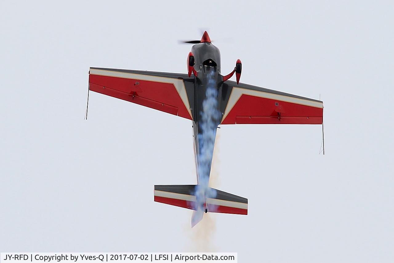 JY-RFD, Extra EA-300 C/N 1242, Extra EA-300LP, Royal Jordanian aerobatic team, On display, St Dizier-Robinson Air Base (LFSI)