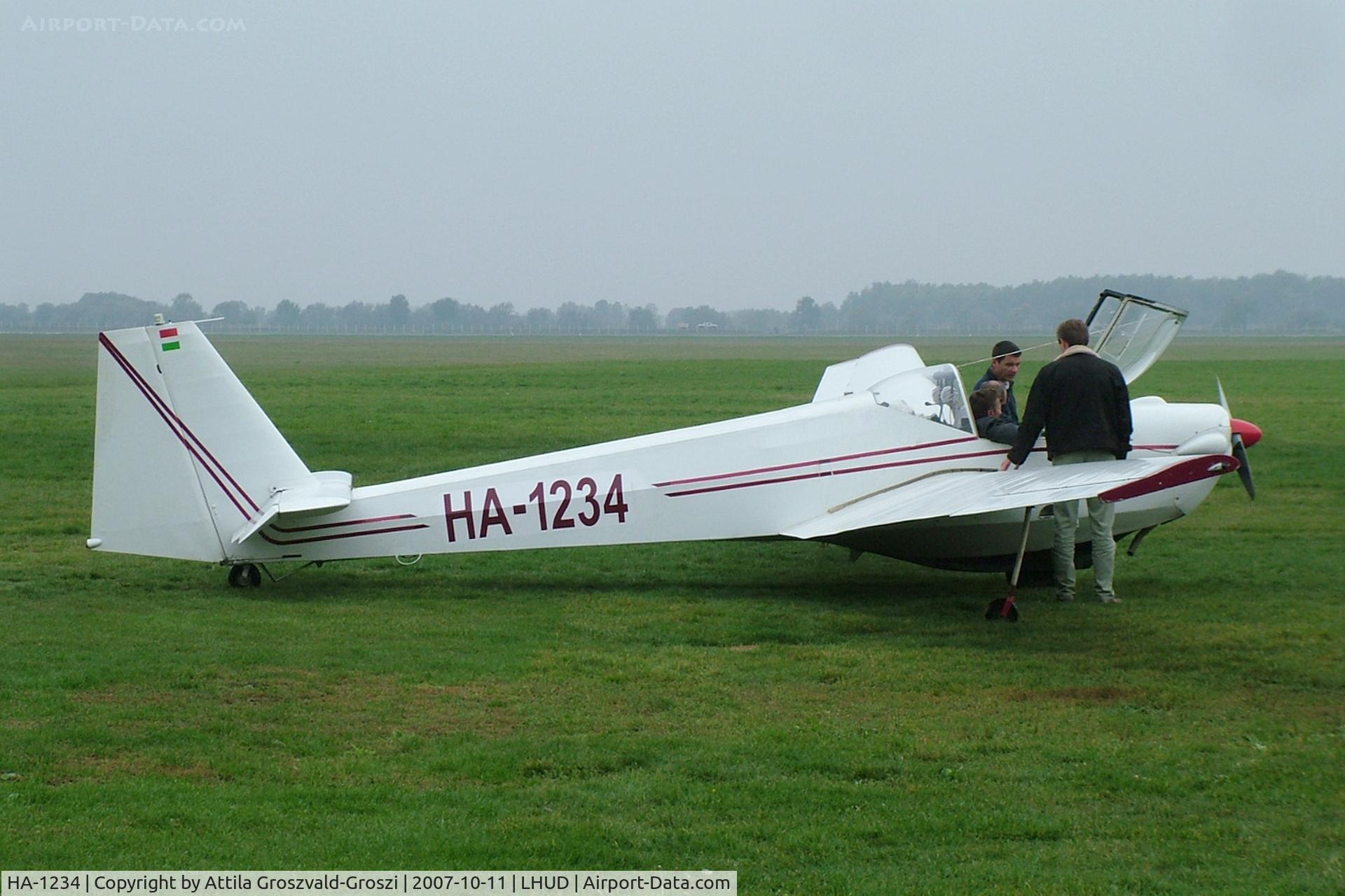 HA-1234, 1977 Scheibe SF-25C Falke C/N 44220, LHUD - Szeged Airport, Hungary