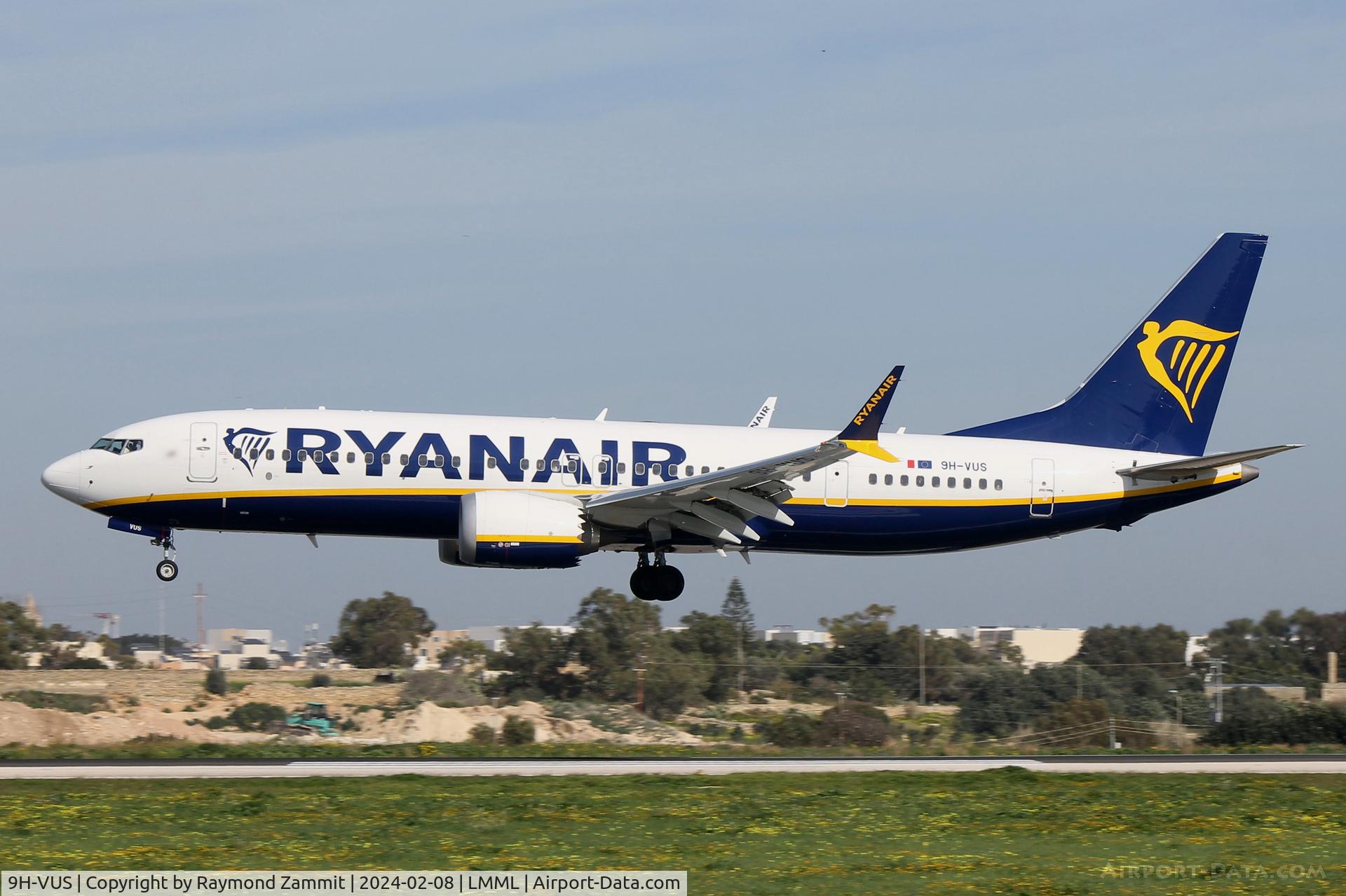 9H-VUS, 2021 Boeing 737-8-200 MAX C/N 62326, B737-8 MAX 9H-VUS Ryanair