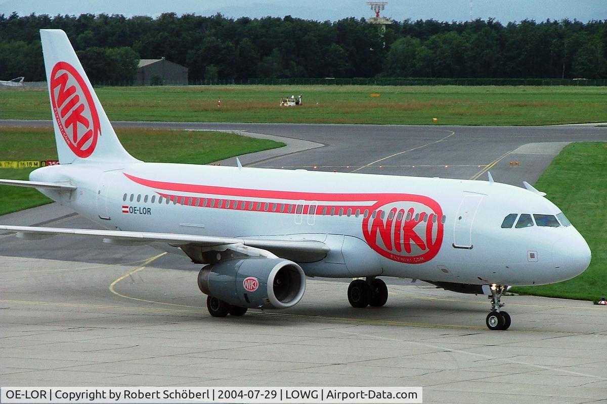 OE-LOR, 2001 Airbus A320-232 C/N 1459, OE-LOR @ LOWG 2004