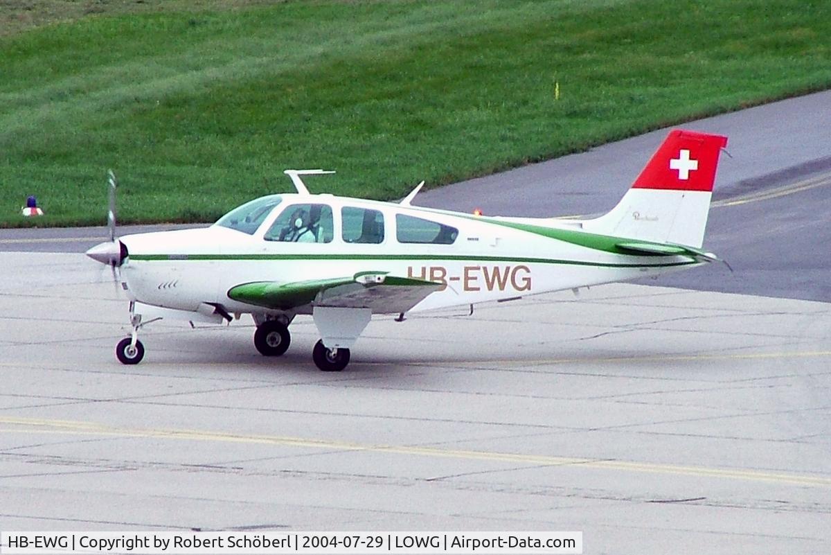 HB-EWG, 1974 Beech F33A Bonanza Bonanza C/N CE-513, HB-EWG @ LOWG 2004