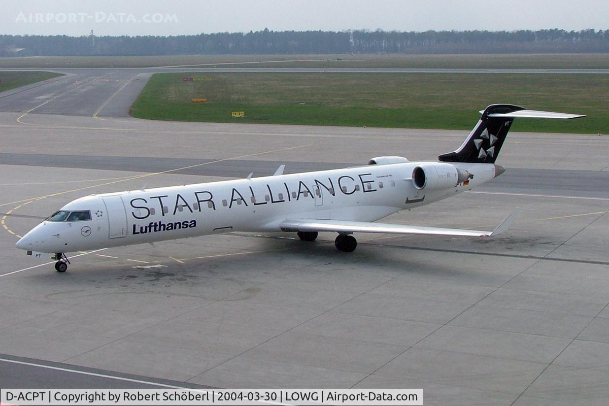 D-ACPT, 2003 Canadair CRJ-701ER (CL-600-2C10) Regional Jet C/N 10103, D-ACPT @ LOWG 2004