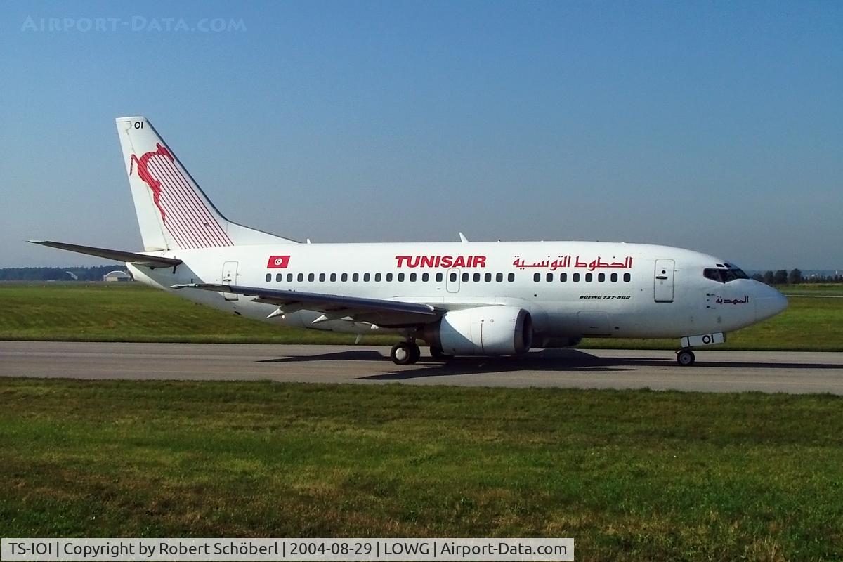 TS-IOI, 1994 Boeing 737-5H3 C/N 27257, TS-IOI @ LOWG 2004