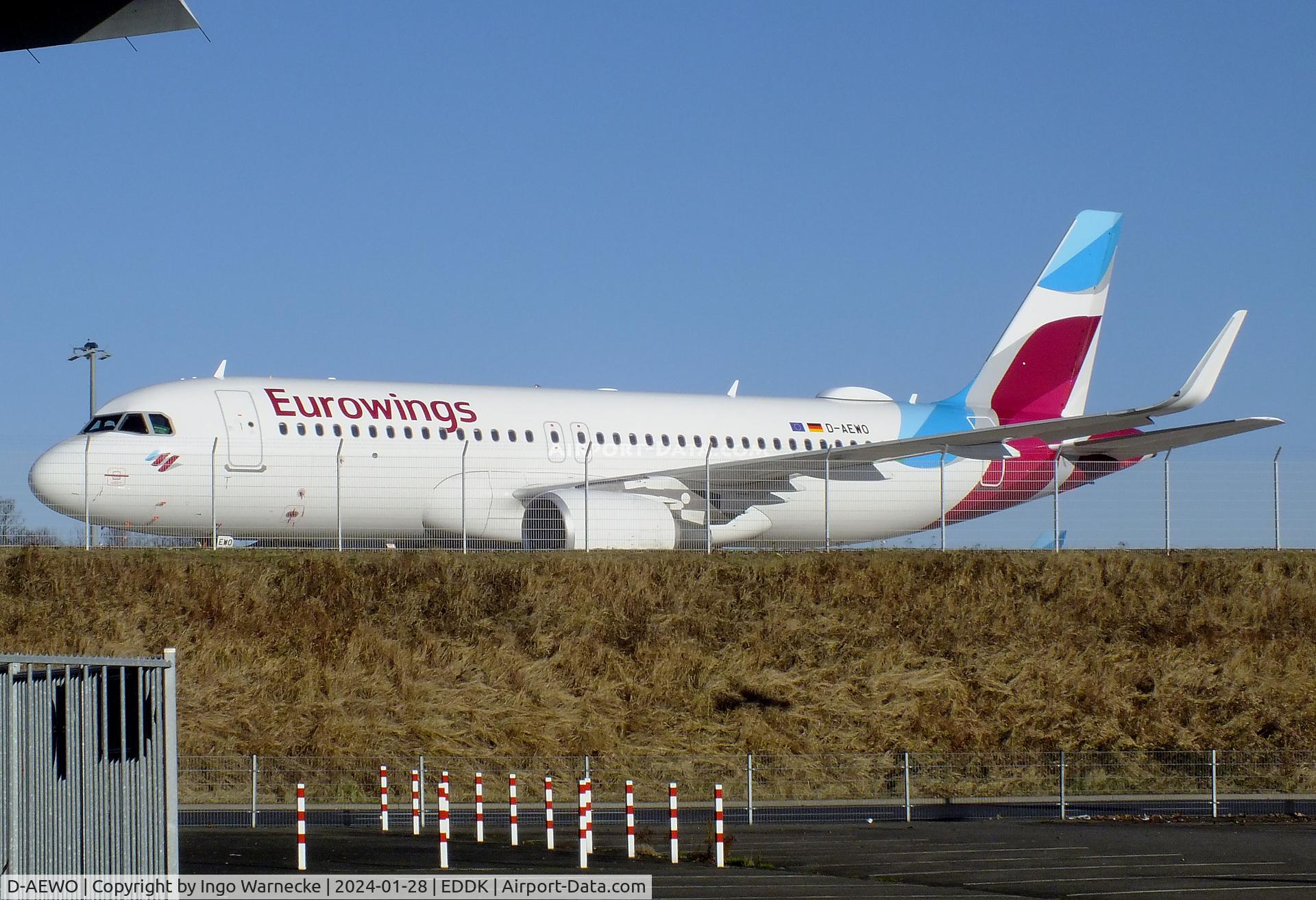 D-AEWO, 2016 Airbus A320-214 C/N 7394, Airbus A320-214 of Eurowings at Köln/Bonn (Cologne / Bonn) airport