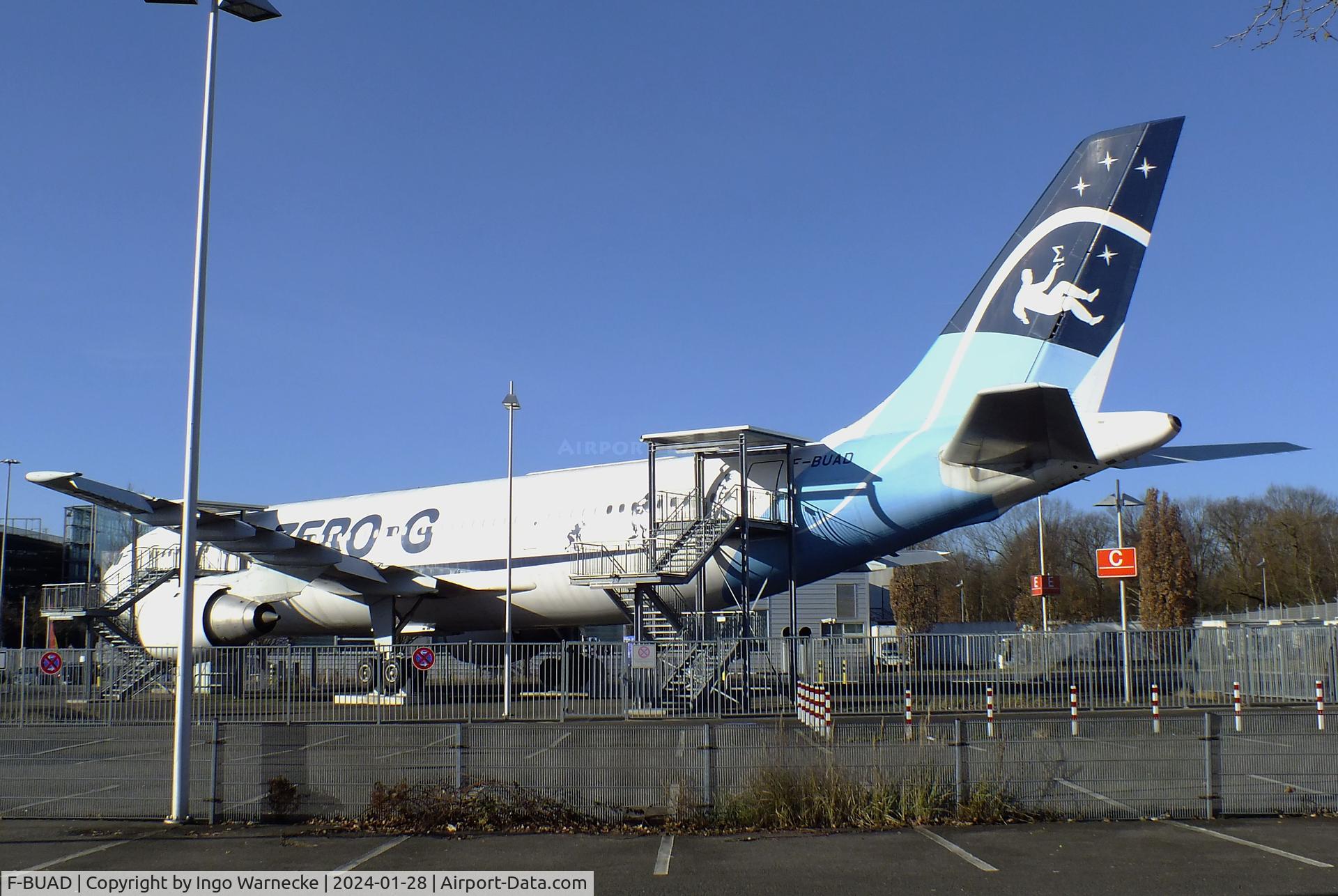 F-BUAD, 1973 Airbus A300B2-103 C/N 003, Airbus A300B2-1C 'ZERO G'  preserved at Cologne airport