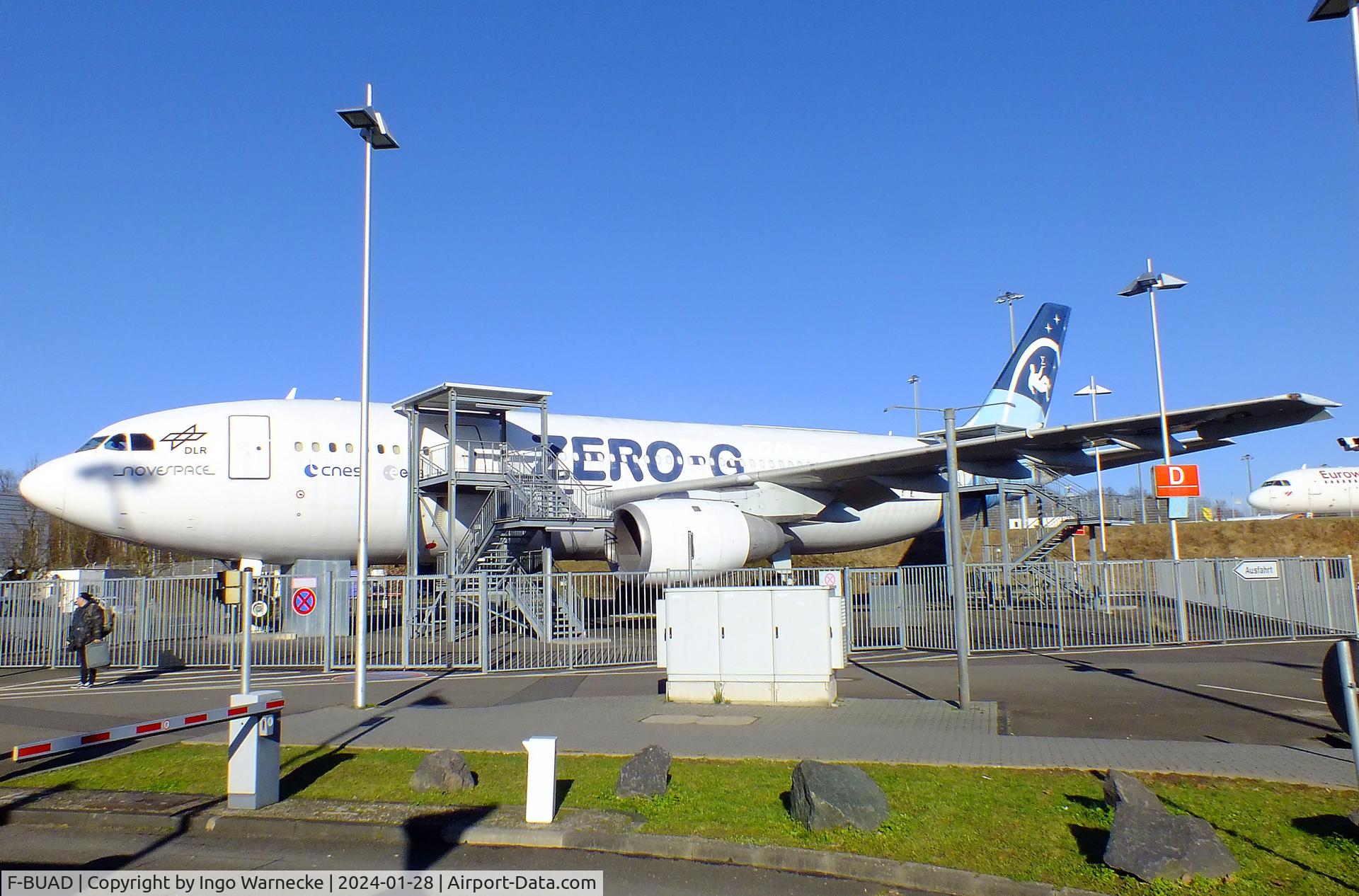 F-BUAD, 1973 Airbus A300B2-103 C/N 003, Airbus A300B2-1C 'ZERO G'  preserved at Cologne airport