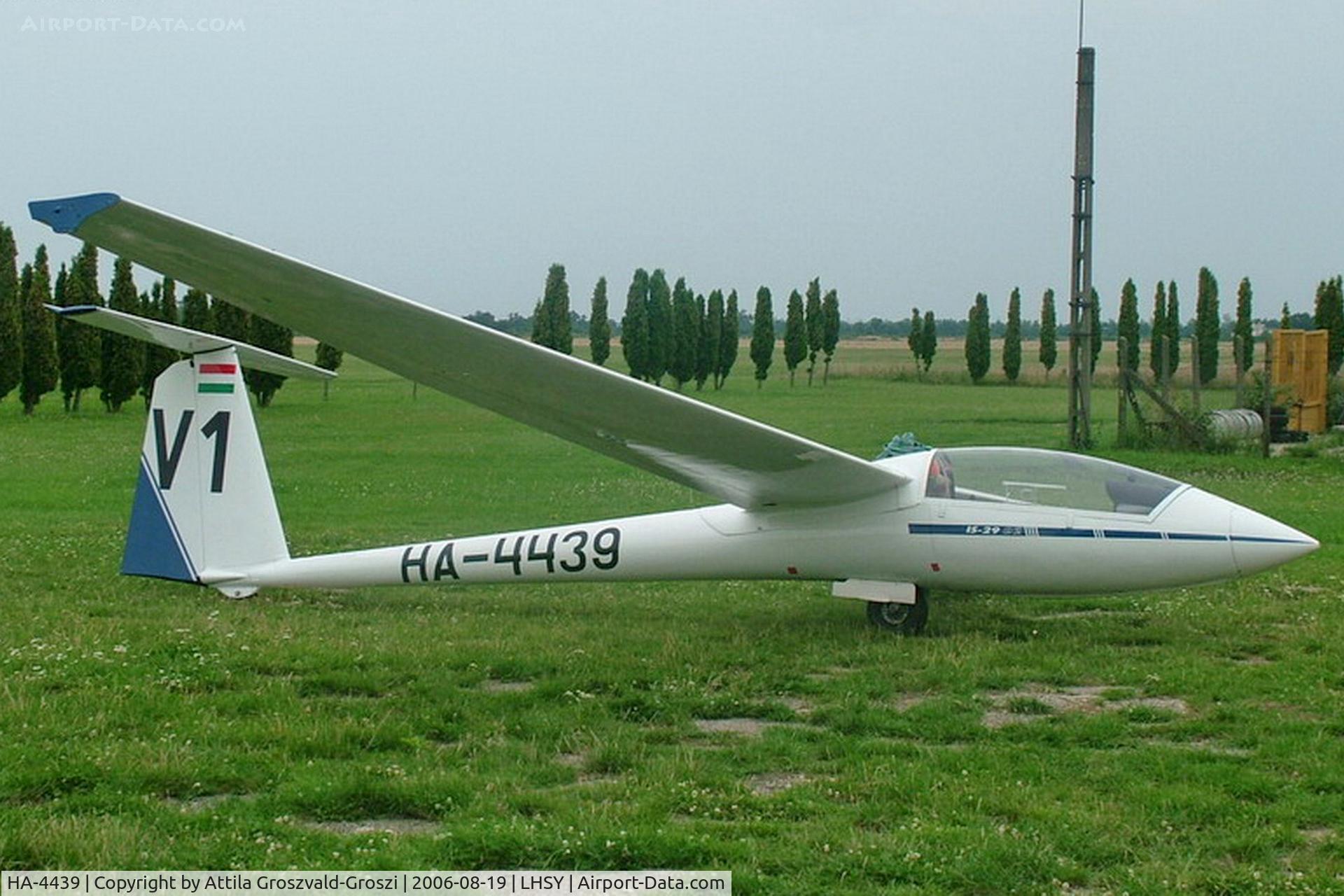 HA-4439, 1982 ICA-Brasov IS-29D2 C/N 168, LHSY - Szombathely Airport, Hungary