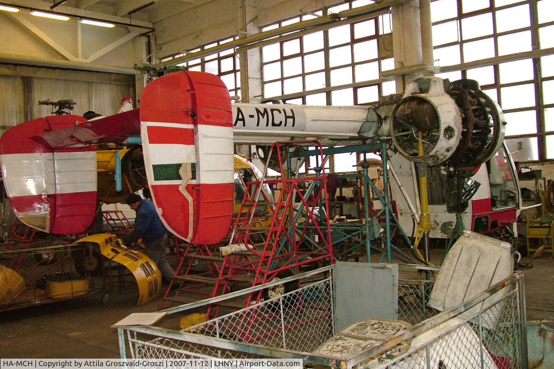 HA-MCH, 1974 Kamov Ka-26 Hoodlum C/N 7404620, LHNY - Nyíregyháza Airport, Hungary