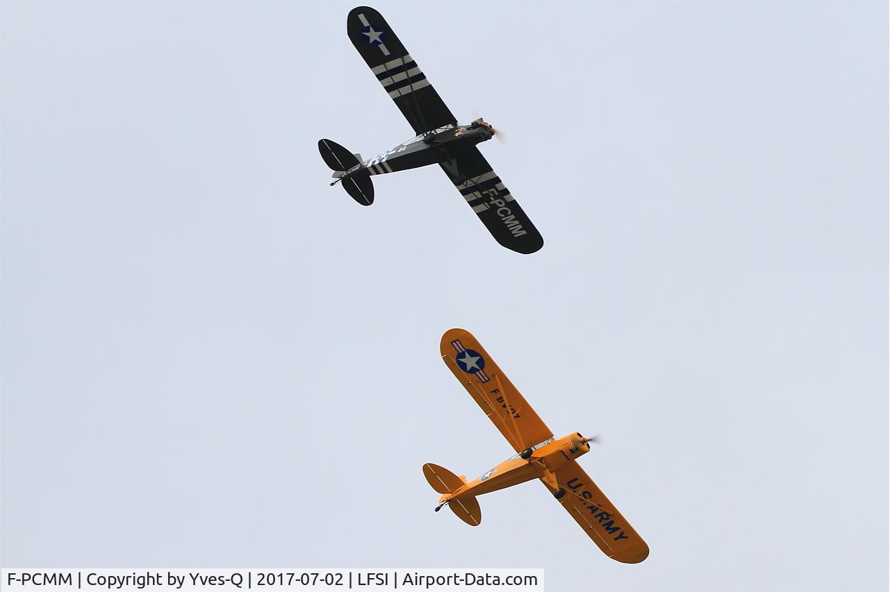 F-PCMM, Piper J3C-65D Cub Cub C/N S1, Piper J3C-65D Cub, On display, St Dizier-Robinson Air Base 113 (LFSI)