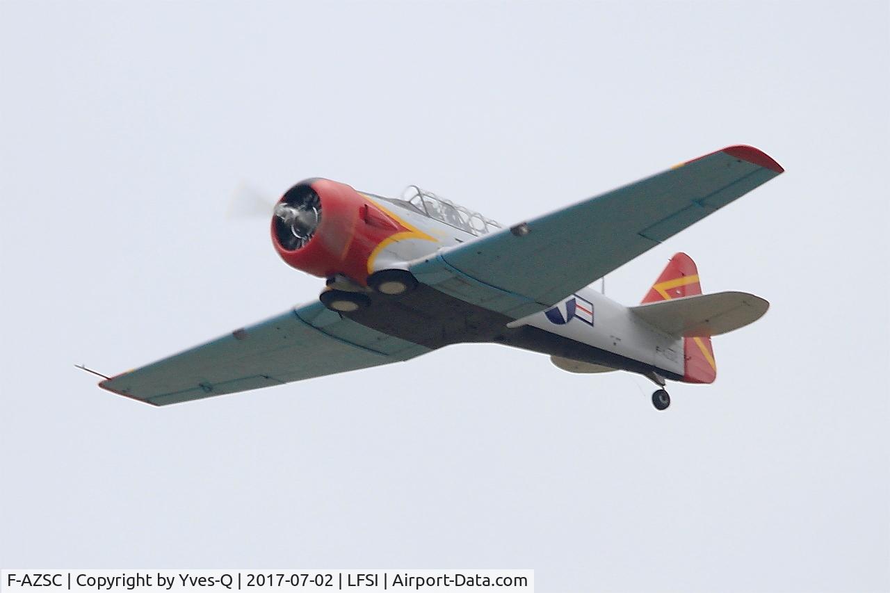 F-AZSC, North American AT-6D Texan C/N 88-15943 (41-34672), North American AT-6D Texan, On display, St Dizier-Robinson Air Base 113 (LFSI)
