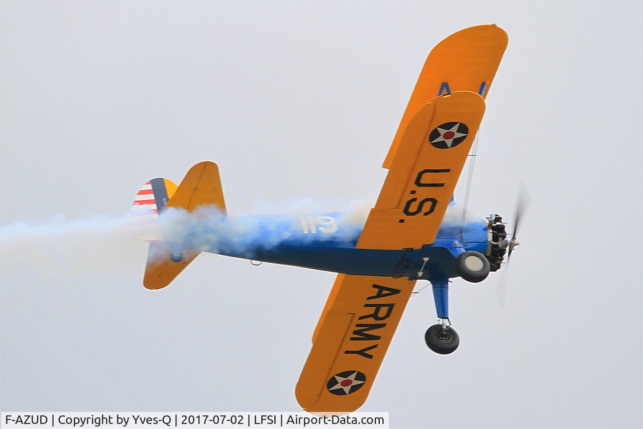 F-AZUD, 1941 Boeing A75N1 (PT-17) C/N 75-1606, Boeing A75N1, On display, St Dizier-Robinson Air Base 113 (LFSI)