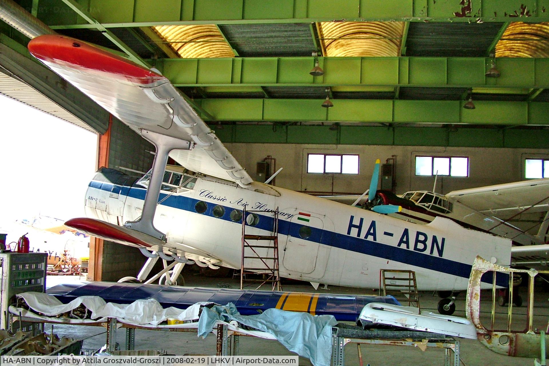 HA-ABN, PZL-Mielec An-2TD C/N 1G152-47, LHKV - Kaposújlak Airport, Hungary