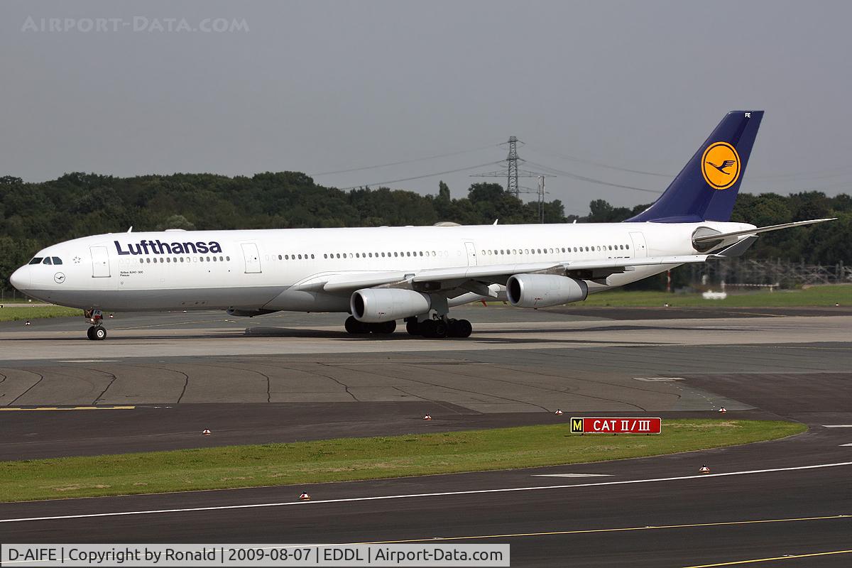 D-AIFE, 2001 Airbus A340-313X C/N 434, at dus