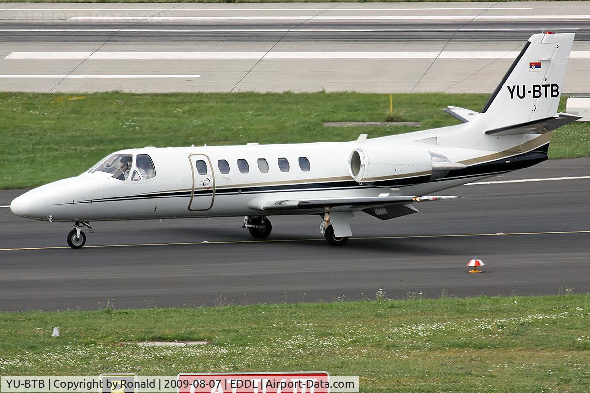 YU-BTB, 2002 Cessna 550 Citation Bravo C/N 550-1037, at dus