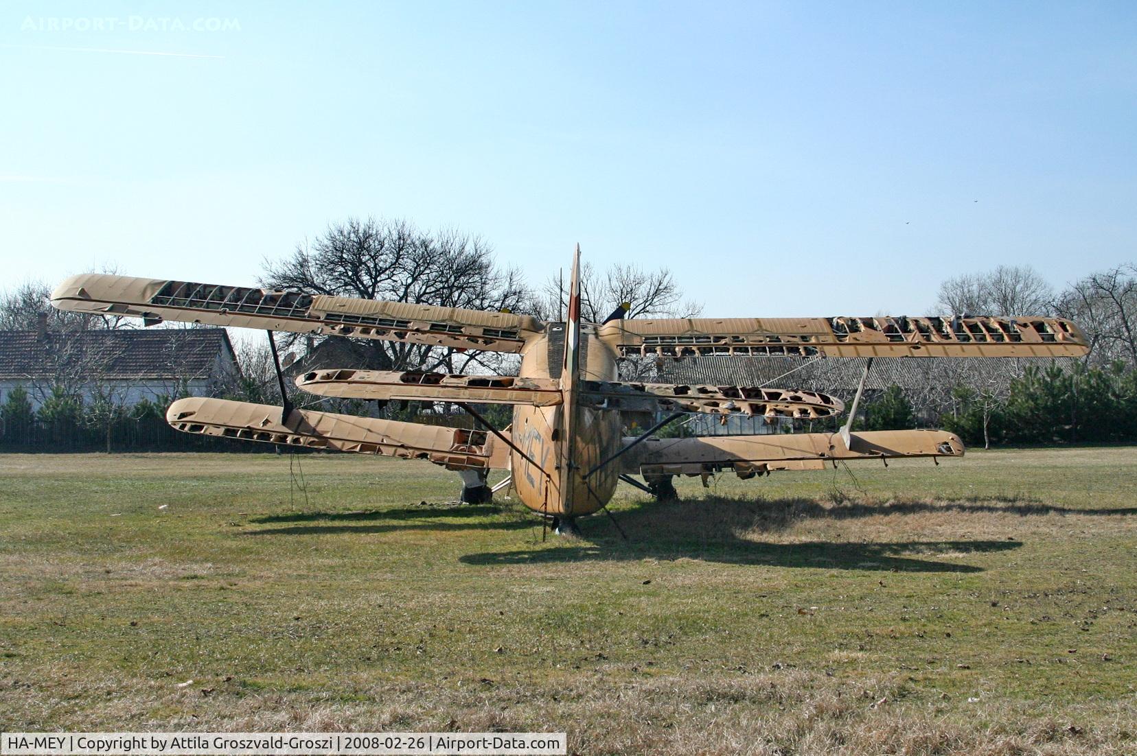 HA-MEY, 1985 PZL-Mielec Antonov An-2R Colt C/N 1G217-54, Domaszék, agricultural site, Hungary