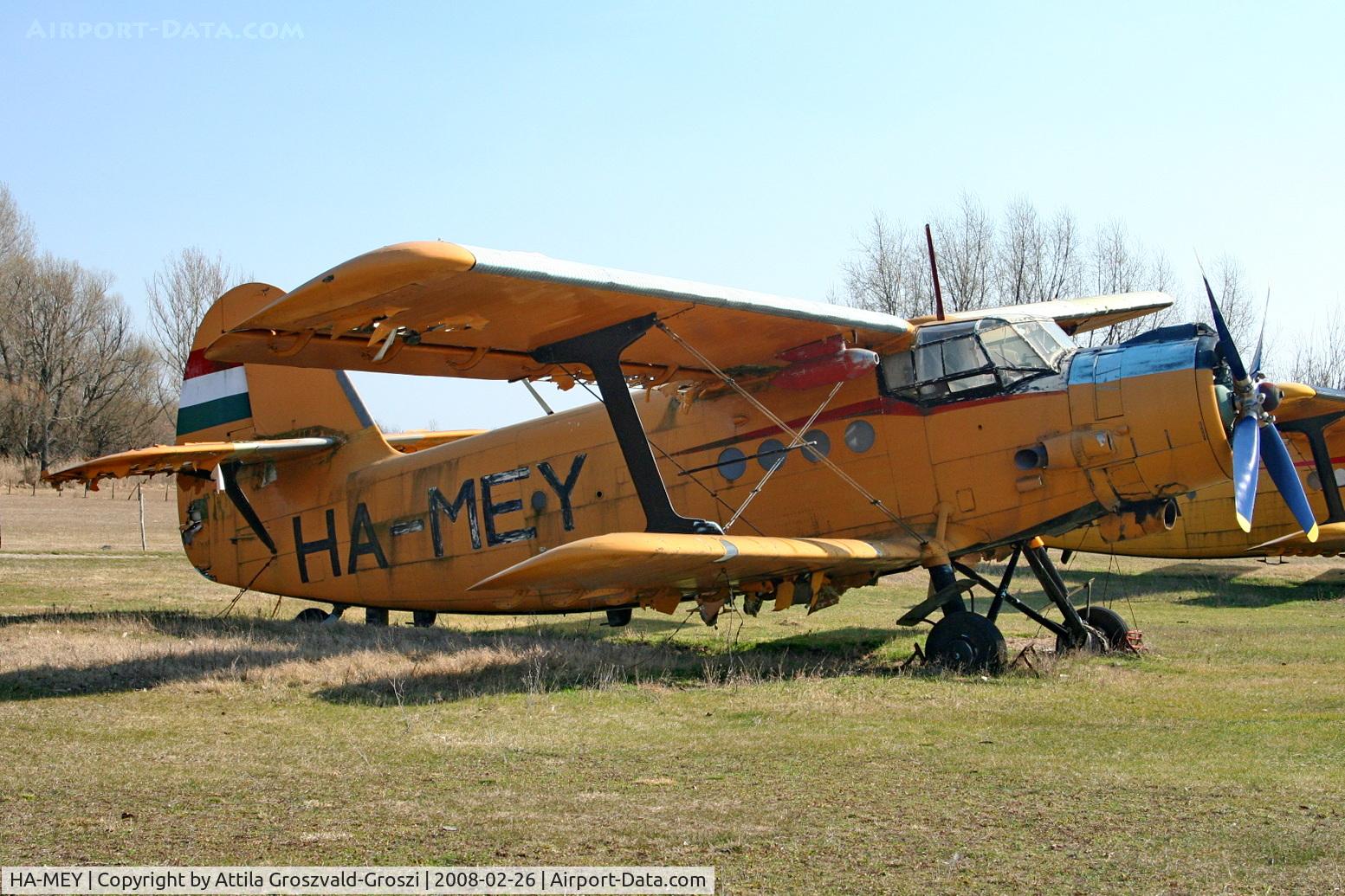 HA-MEY, 1985 PZL-Mielec Antonov An-2R Colt C/N 1G217-54, Domaszék, agricultural site, Hungary