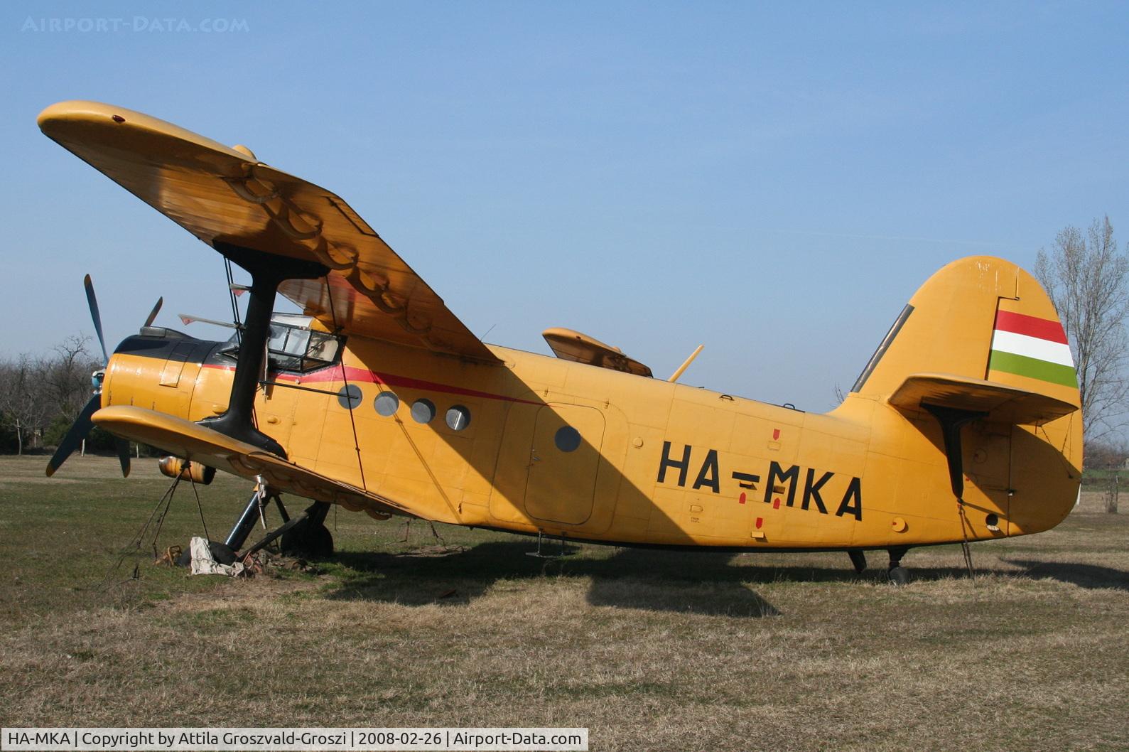 HA-MKA, 1980 PZL-Mielec Antonov An-2R Colt C/N 1G186-29, Domaszék, agricultural site, Hungary