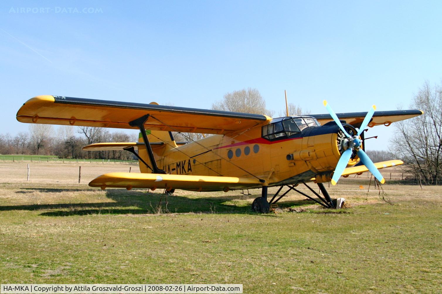HA-MKA, 1980 PZL-Mielec Antonov An-2R Colt C/N 1G186-29, Domaszék, agricultural site, Hungary