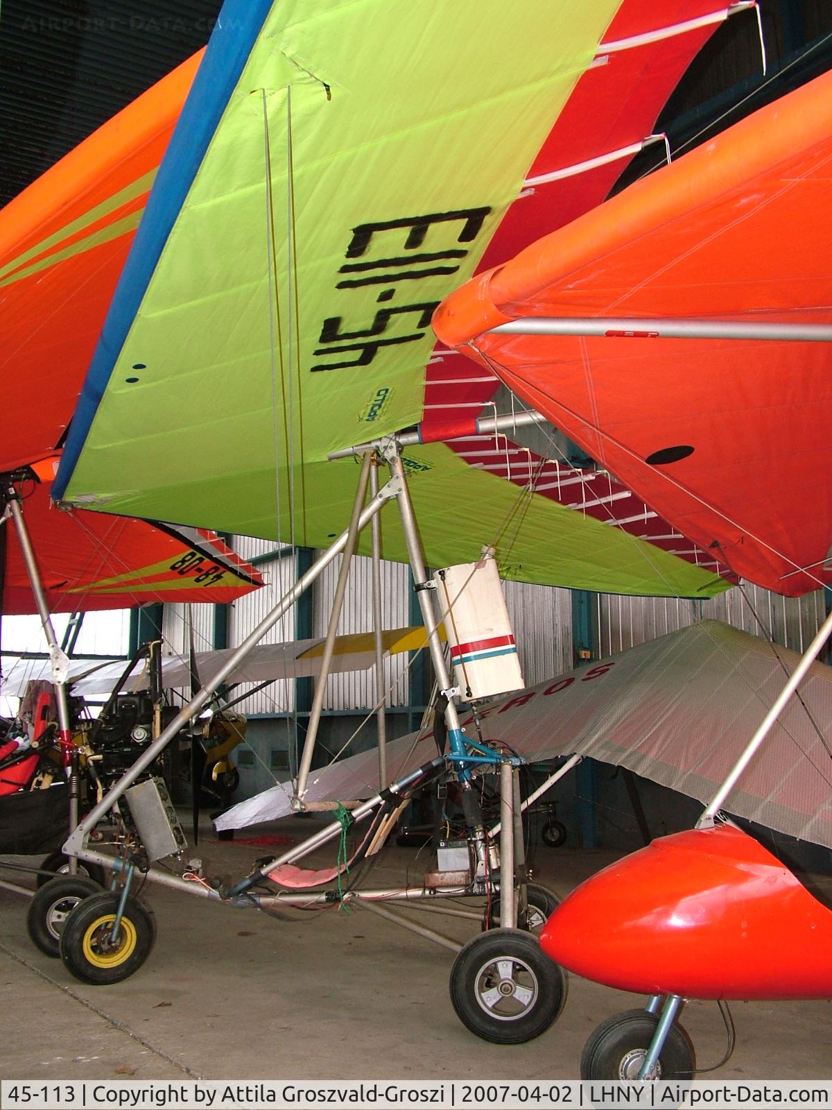 45-113, Halley Apollo C15/Racer GT, LHNY - Nyíregyháza Airport, Hungary