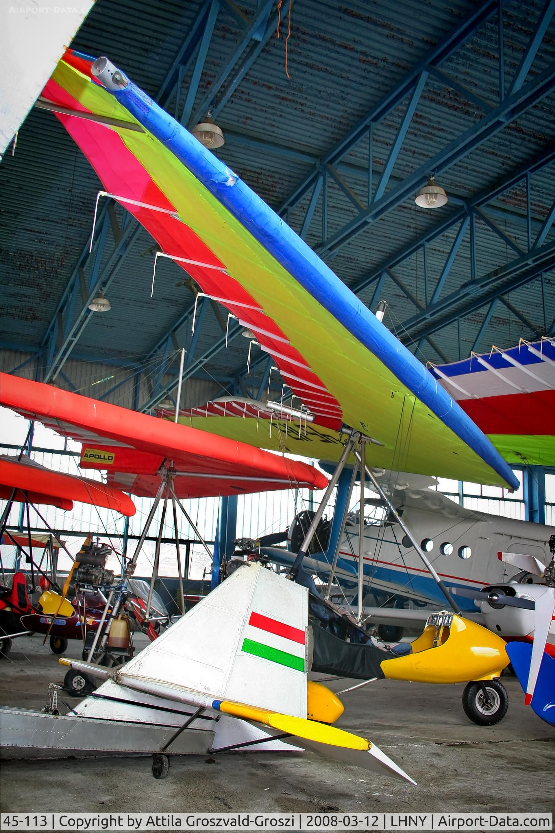 45-113, Halley Apollo C15/Racer GT, LHNY - Nyíregyháza Airport, Hungary