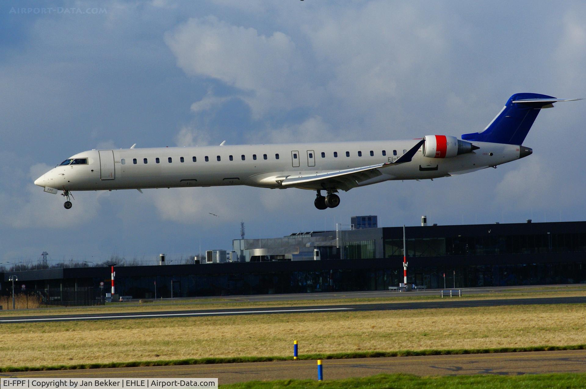 EI-FPF, 2016 Bombardier CRJ-900LR (CL-600-2D24) C/N 15403, Landing at Lelystad Airport for a new or fresh livery by Satys Aircraft Painting company