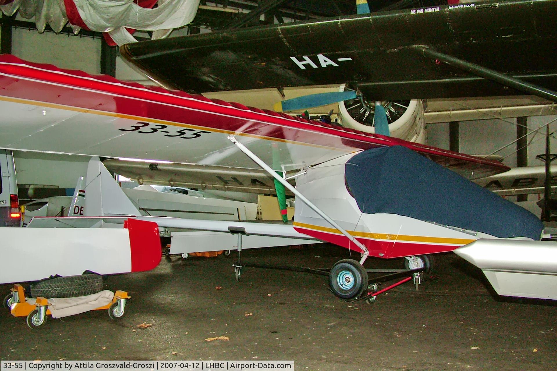 33-55, 1992 Kolb Twinstar Mark II C/N 3310162, LHBC - Békéscsaba Airport, Hungary