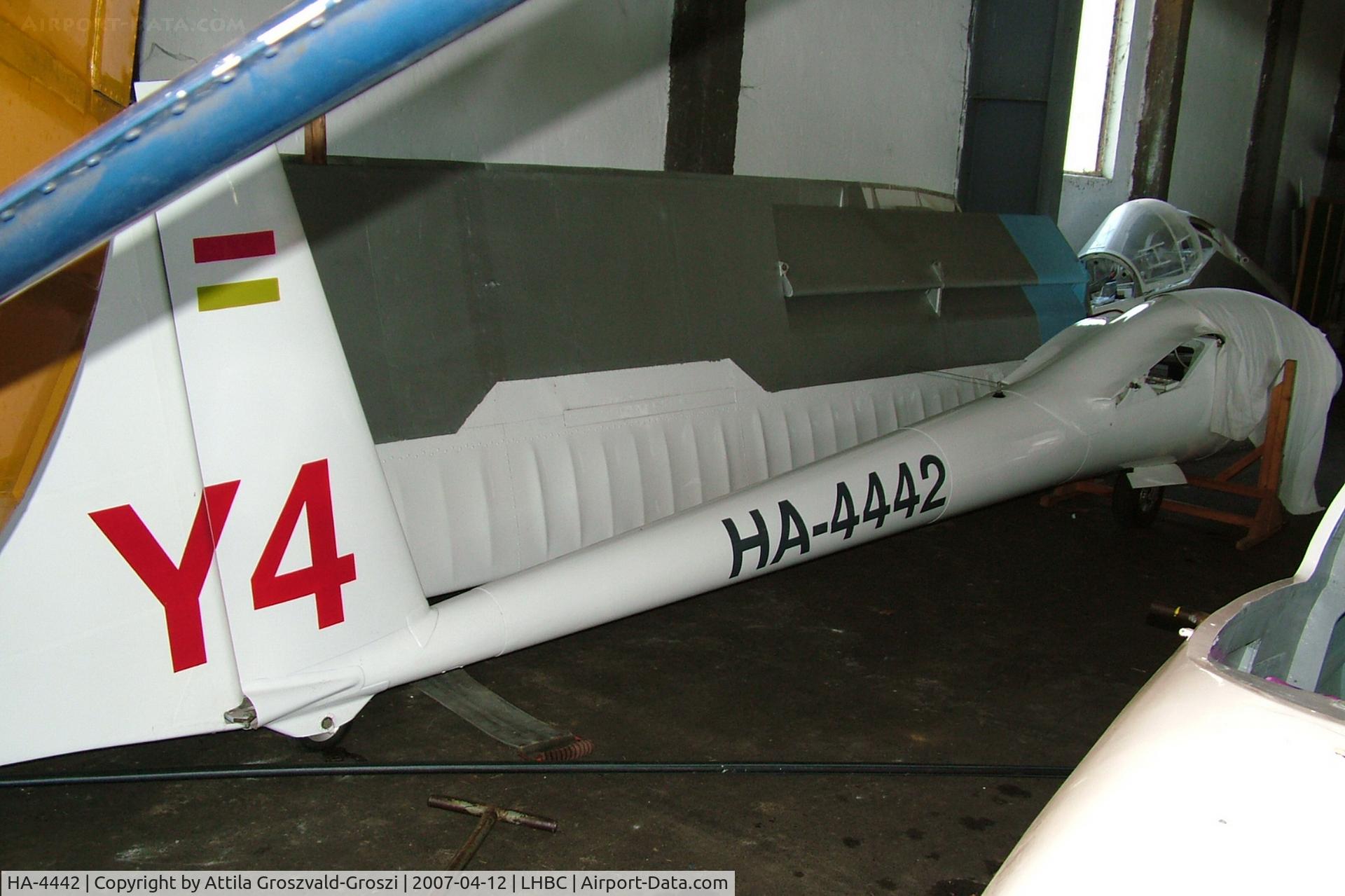HA-4442, 1982 ICA-Brasov IS-29D2 C/N 171, LHBC - Békéscsaba Airport, Hungary