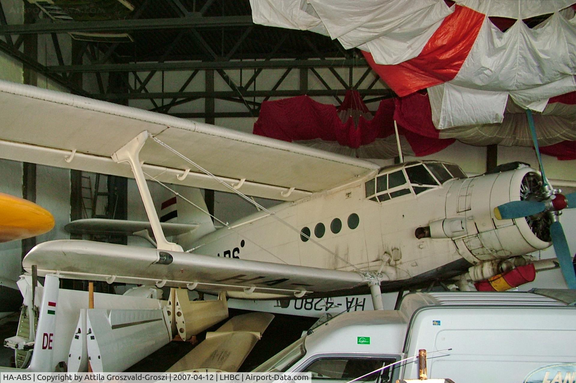 HA-ABS, PZL-Mielec An-2T C/N 1G76-15, LHBC - Békéscsaba Airport, Hungary