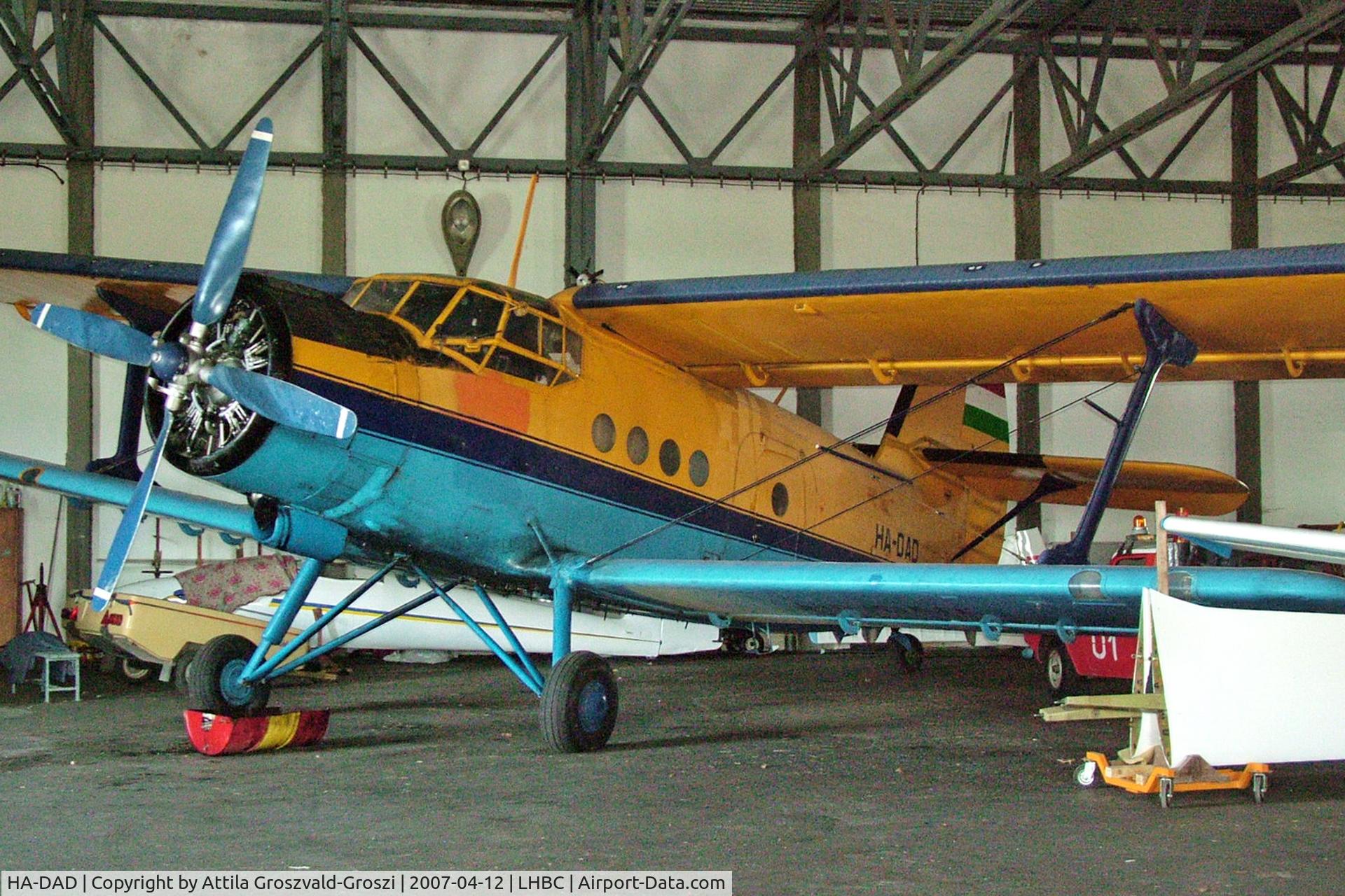 HA-DAD, 1971 PZL-Mielec An-2R C/N 1G122-14, LHBC - Békéscsaba Airport, Hungary