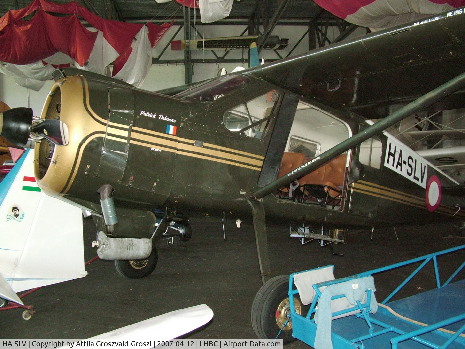 HA-SLV, 1961 Max Holste MH-1521M Broussard C/N 303, LHBC - Békéscsaba Airport, Hungary