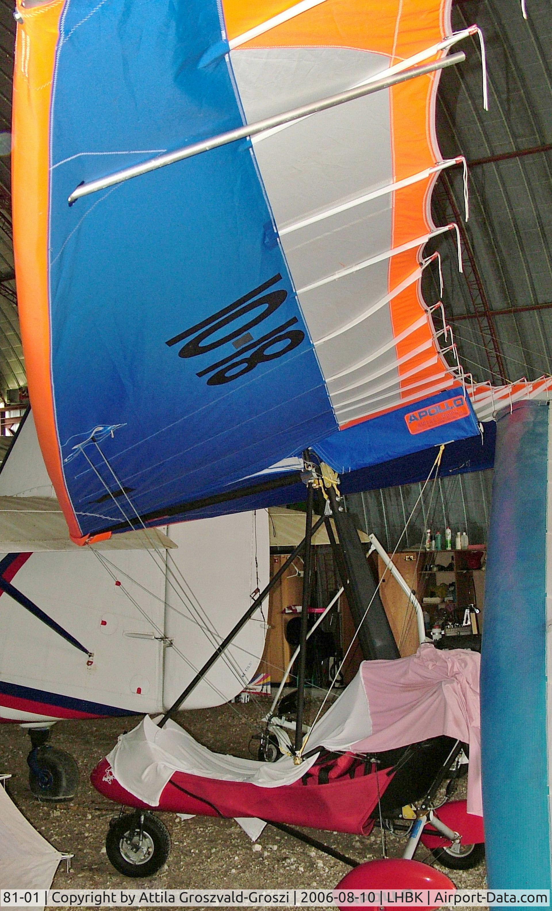 81-01, Halley Apollo/Racer GT, LHBK - Balatonkeresztúr Airport, Hungary