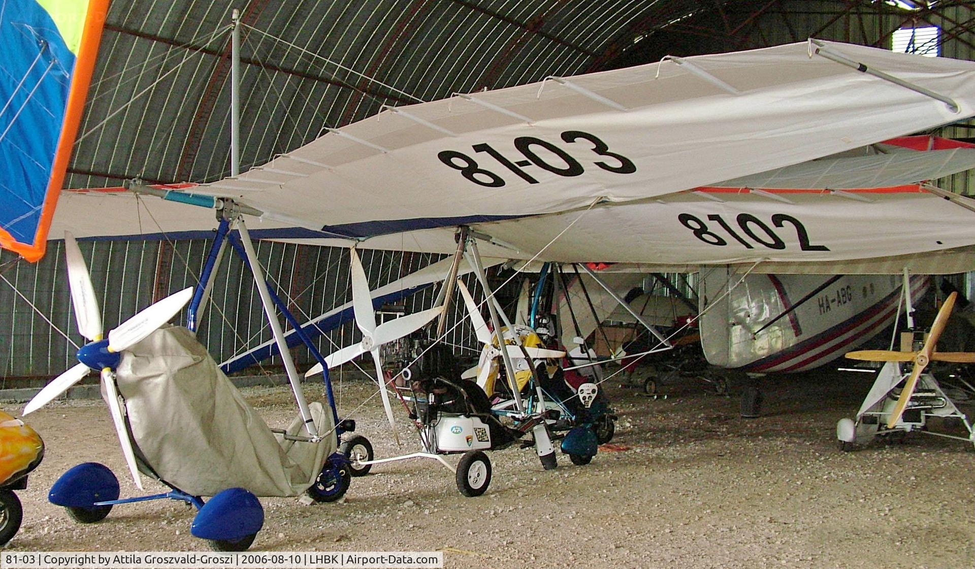 81-03, Pipistrel Spider / Hazard, LHBK - Balatonkeresztúr Airport, Hungary