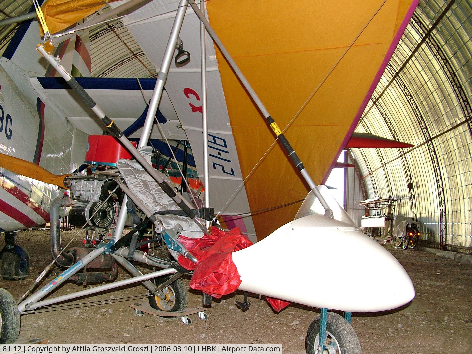 81-12, Halley Apollo CX/RacerGT, LHBK - Balatonkeresztúr Airport, Hungary