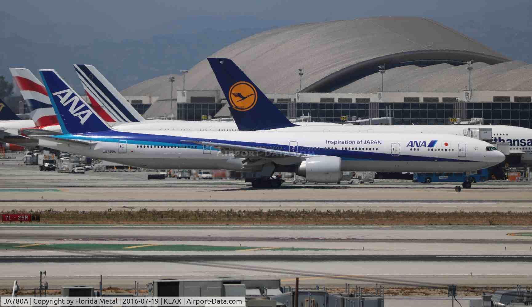 JA780A, 2007 Boeing 777-381/ER C/N 34895, LAX zx
