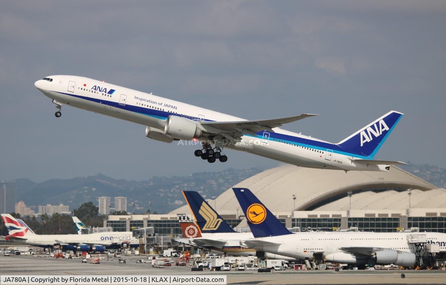 JA780A, 2007 Boeing 777-381/ER C/N 34895, LAX zx