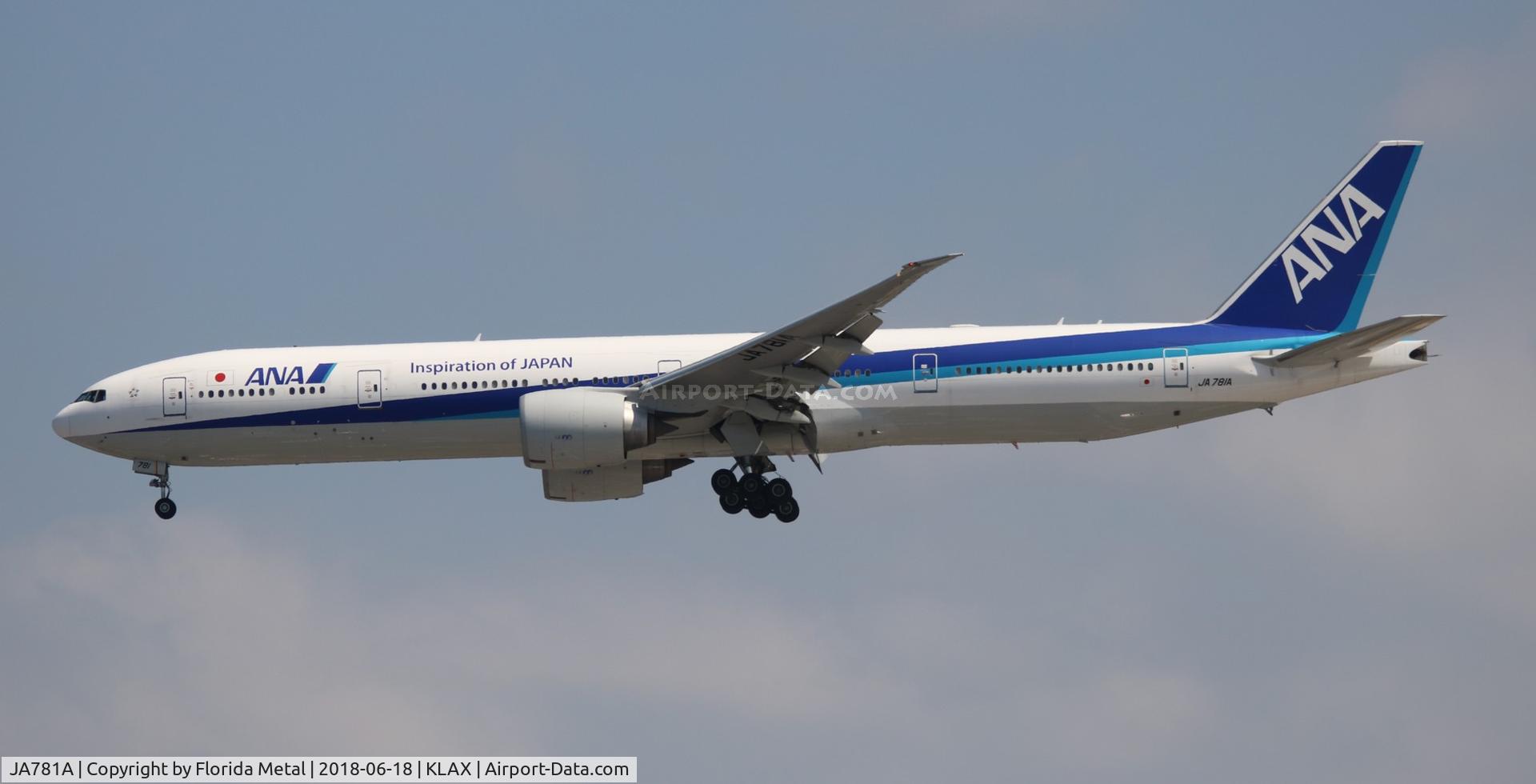 JA781A, 2007 Boeing 777-381/ER C/N 27041, ANA 773 zx NRT-LAX
