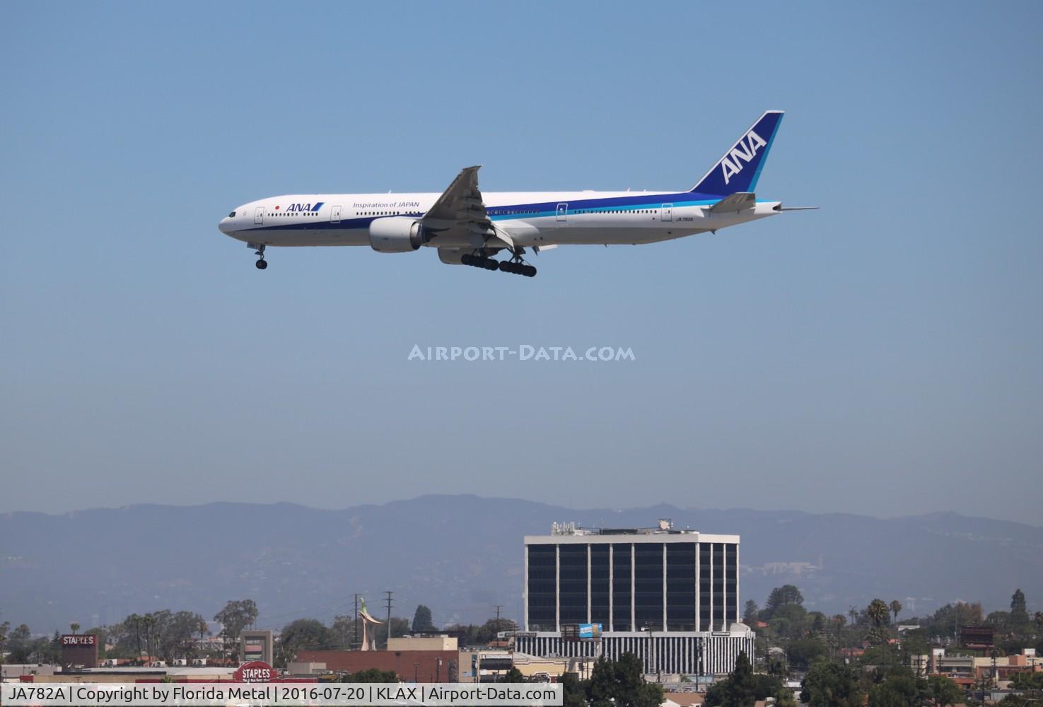JA782A, 2007 Boeing 777-381/ER C/N 33416/691, LAX zx