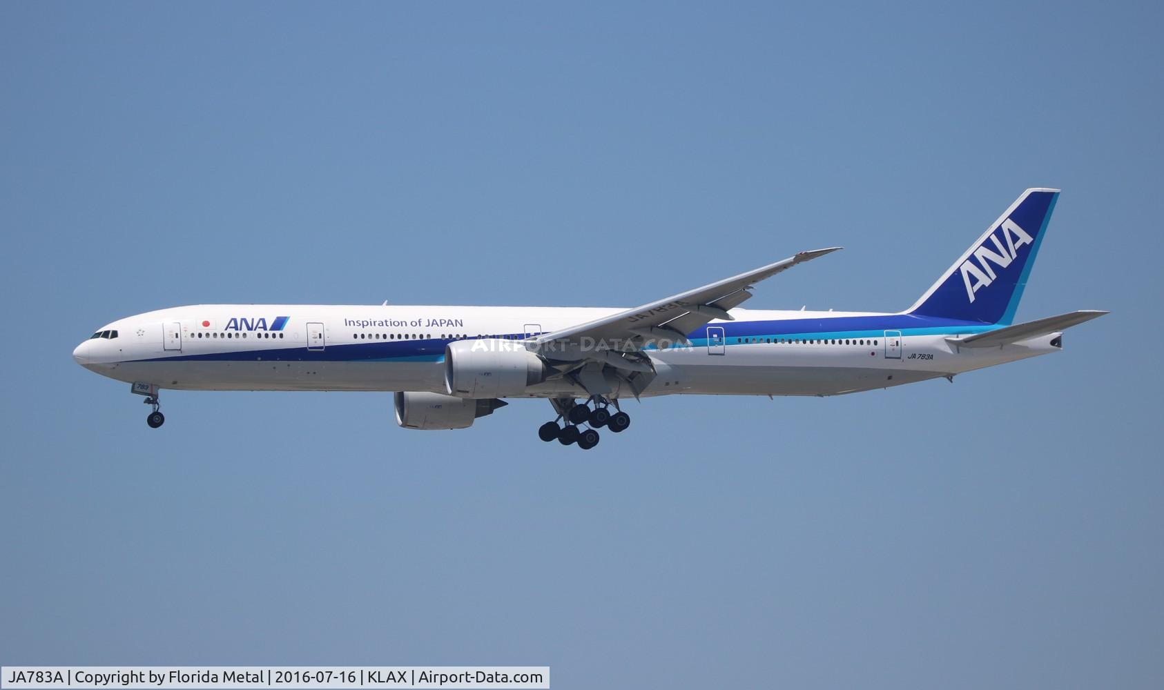 JA783A, 2008 Boeing 777-381/ER C/N 27940, ANA 773 zx RJAA - LAX
