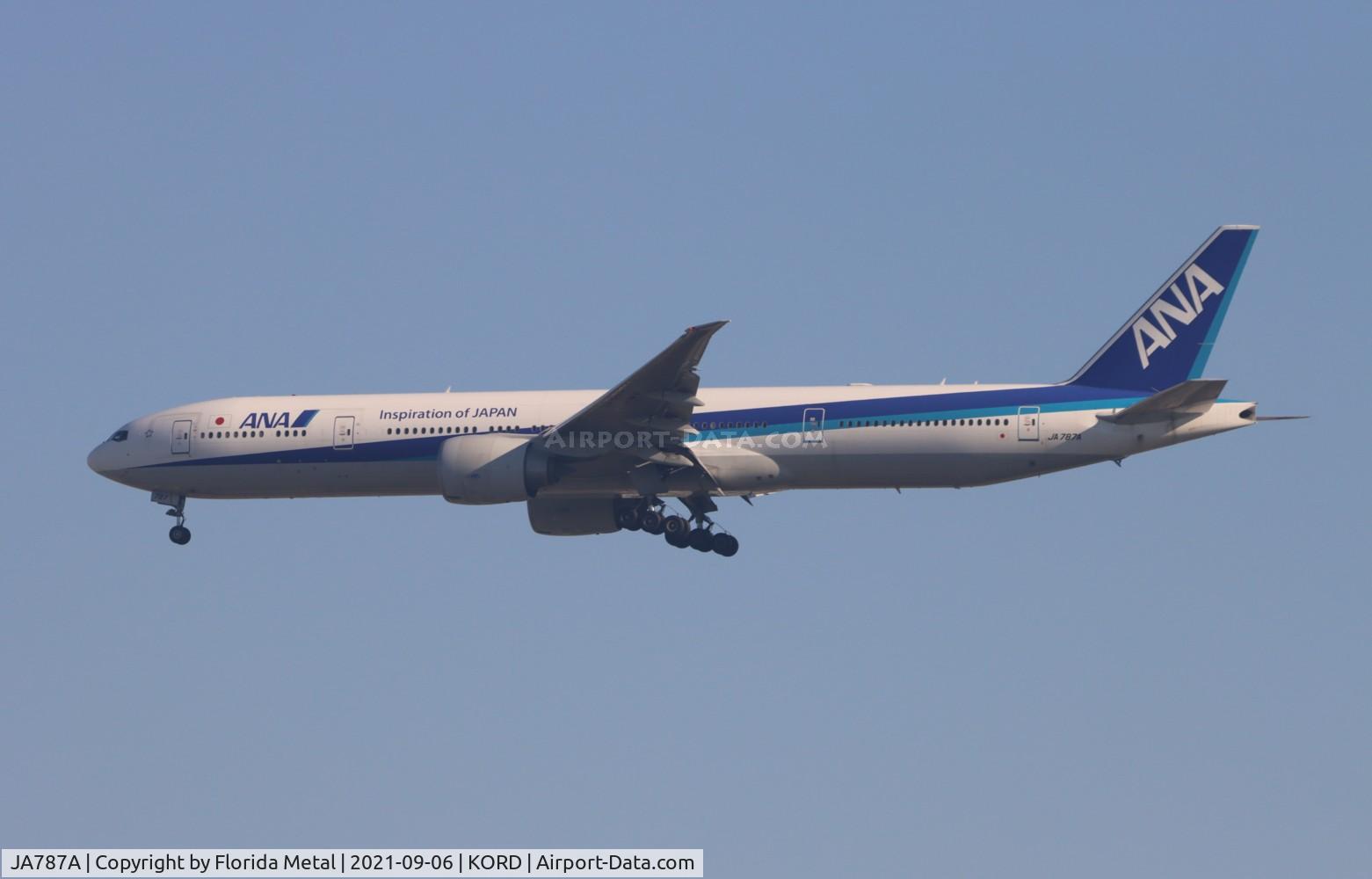 JA787A, 2010 Boeing 777-381/ER C/N 37949, ANA 773 zx NRT-ORD