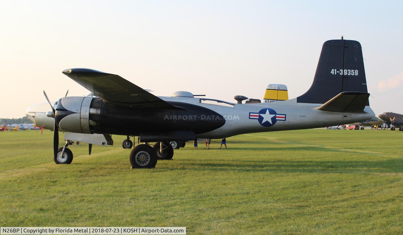 N26BP, 1944 Douglas A-26B Invader Invader C/N 7072, OSH 18 zx