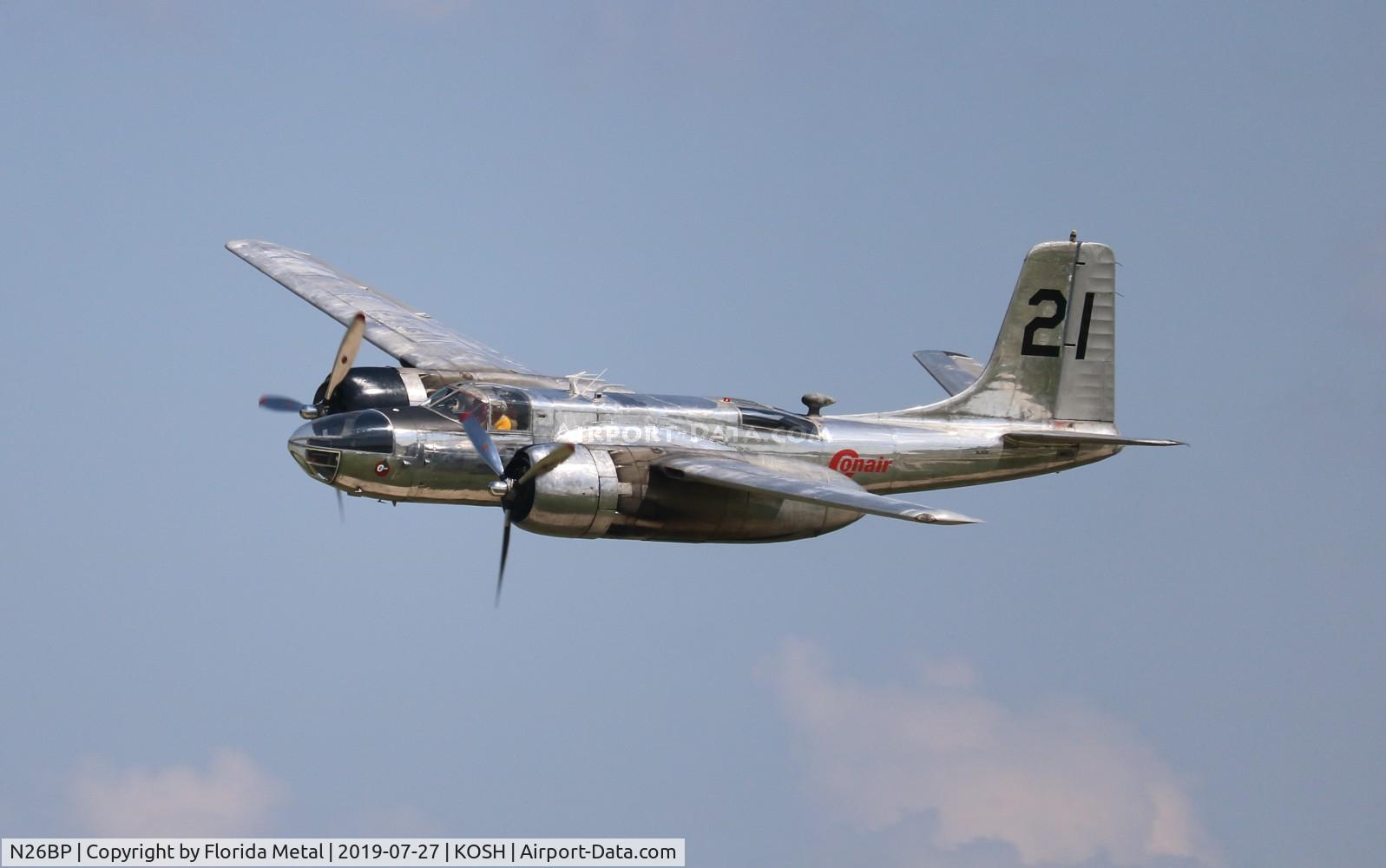 N26BP, 1944 Douglas A-26B Invader Invader C/N 7072, A-26 zx
