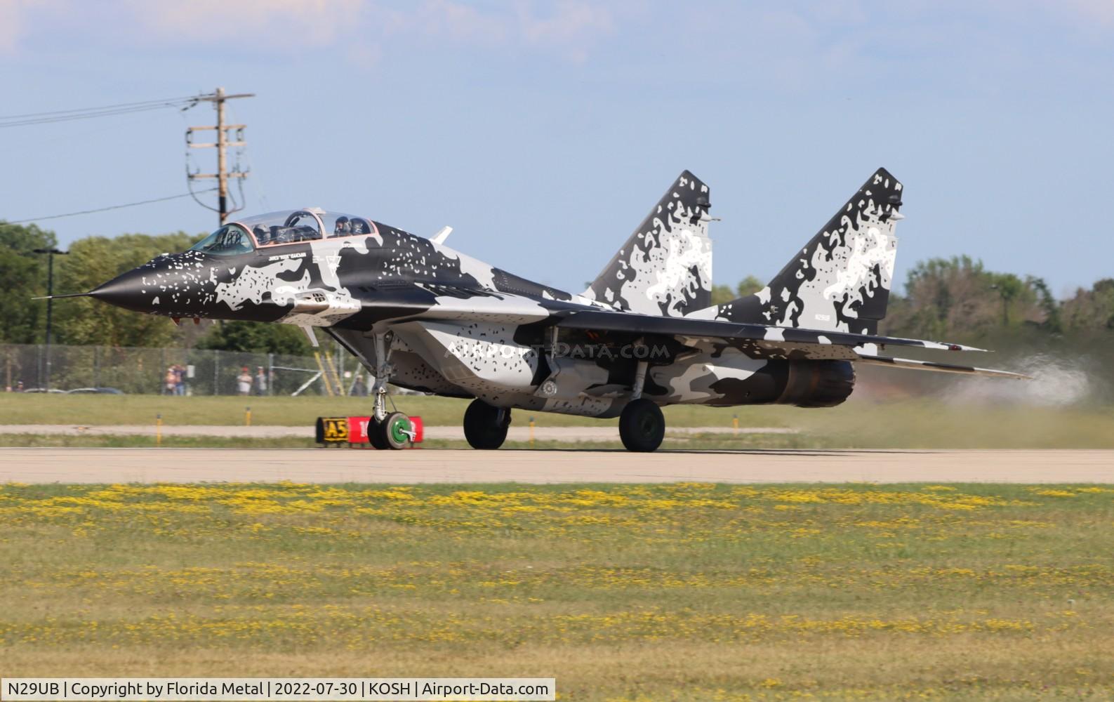 N29UB, 1989 Mikoyan-Gurevich MiG-29UB C/N 50903014896, Mig-28 zx