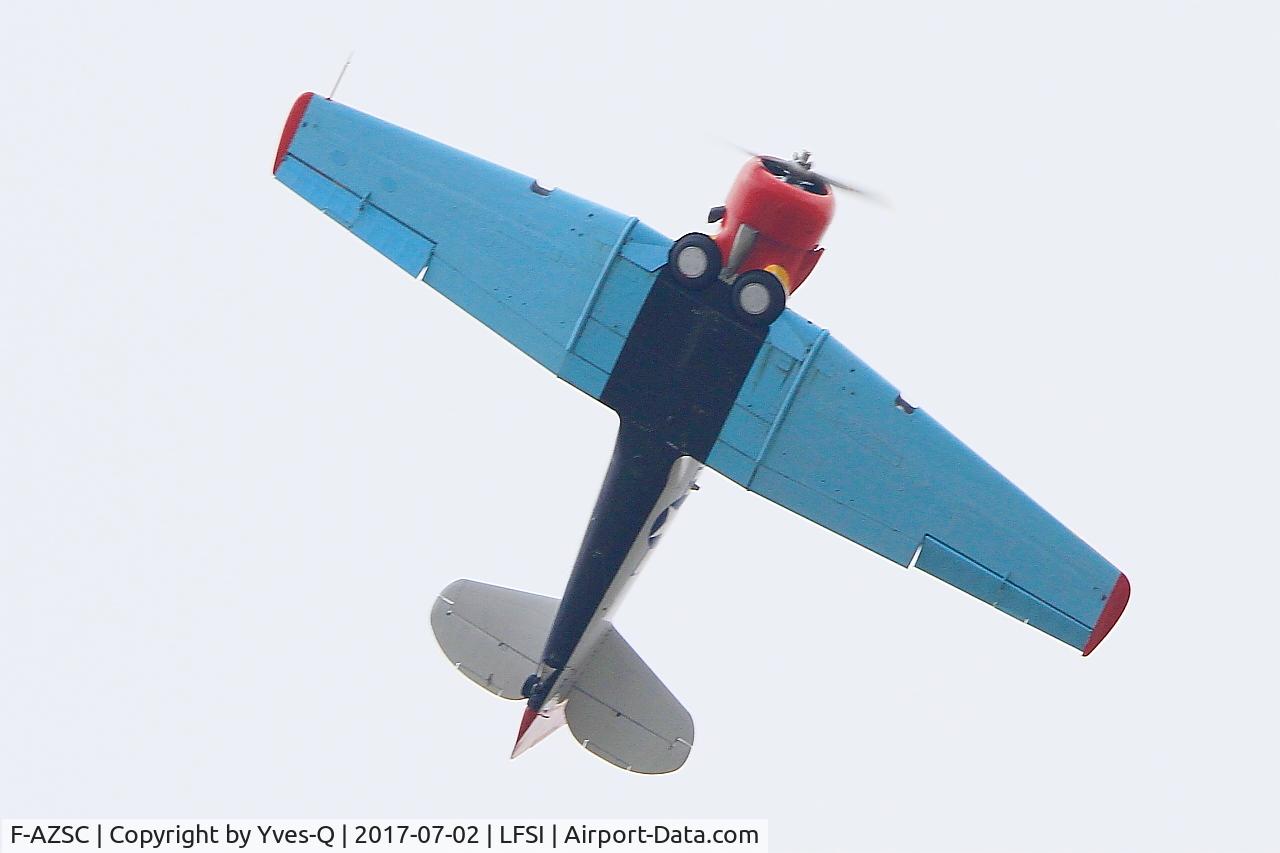 F-AZSC, North American AT-6D Texan C/N 88-15943 (41-34672), North American AT-6D Texan, On display, St Dizier-Robinson Air Base 113 (LFSI)