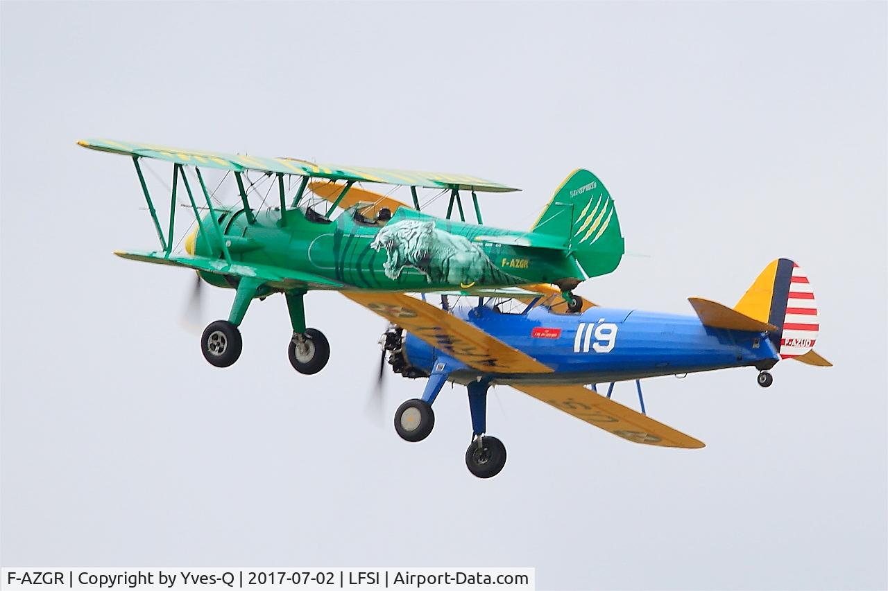 F-AZGR, Boeing N2S-3 Kaydet (B75N1) C/N 75-2650, Boeing N2S-3 Kaydet, On display, St Dizier-Robinson Air Base 113 (LFSI)