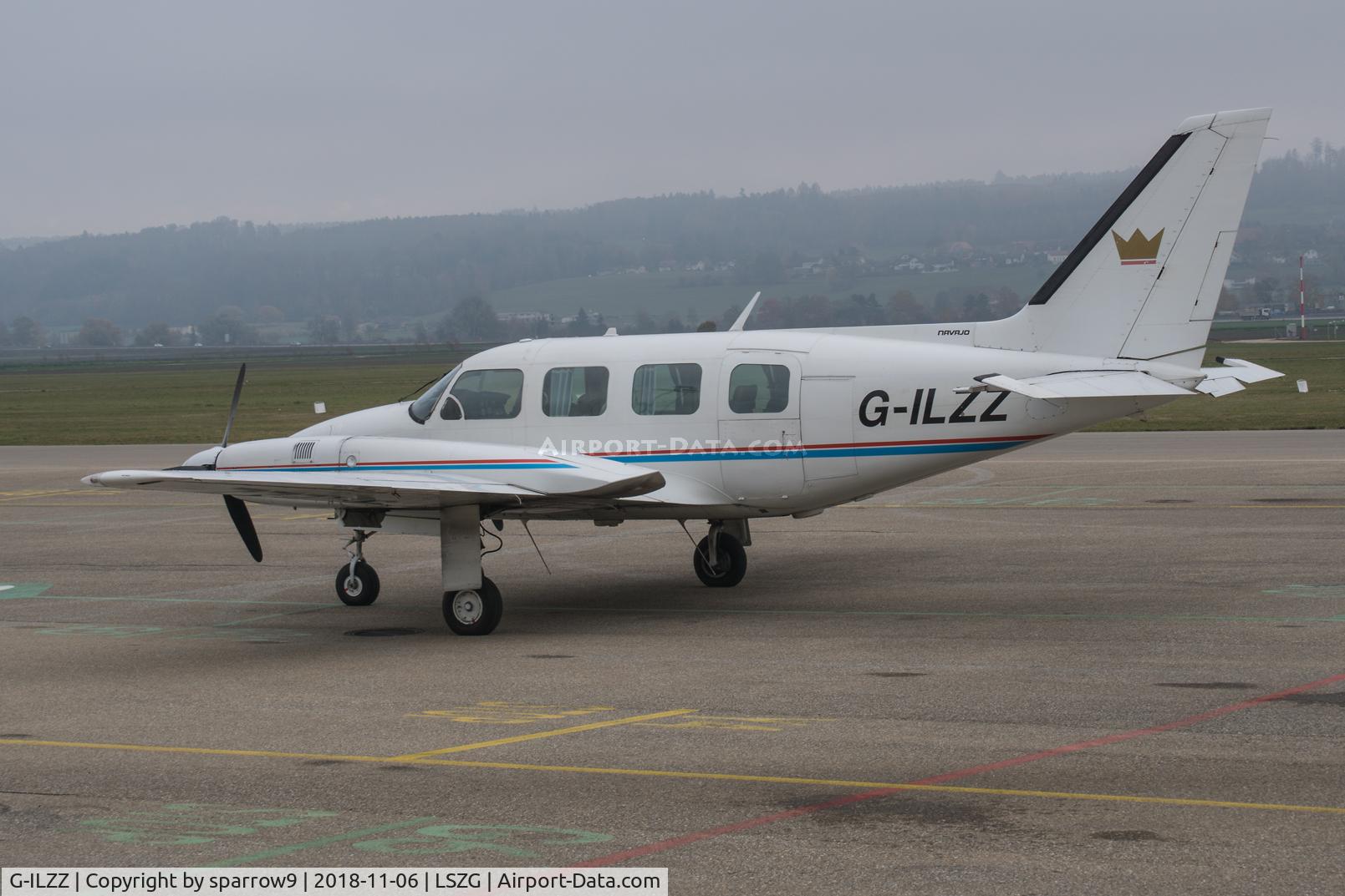 G-ILZZ, 1973 Piper PA-31-310 Turbo Navajo Navajo C/N 31-7401211, At Grenchen