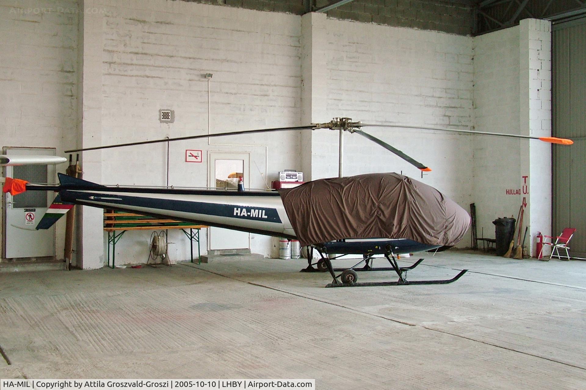 HA-MIL, 1975 Enstrom 280 Shark C/N 1021, LHBY - Böny Airport, Hungary