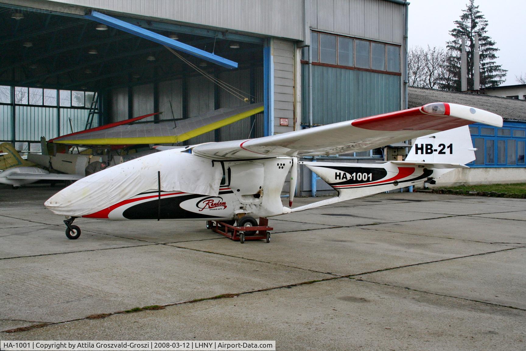 HA-1001, 1983 Brditschka HB-21 Movit C/N 21029, LHNY - Nyíregyháza Airport, Hungary