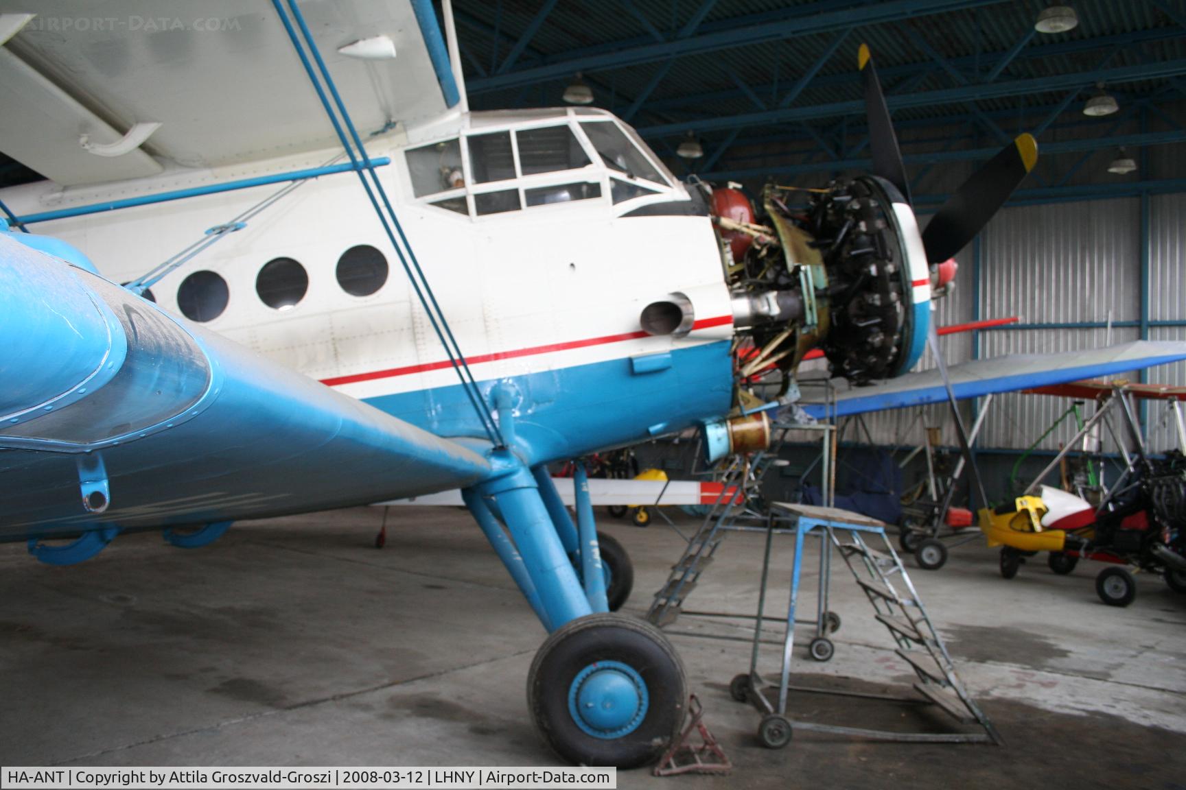 HA-ANT, 1987 PZL-Mielec An-2 TD C/N 1G230-22, LHNY - Nyíregyháza Airport, Hungary