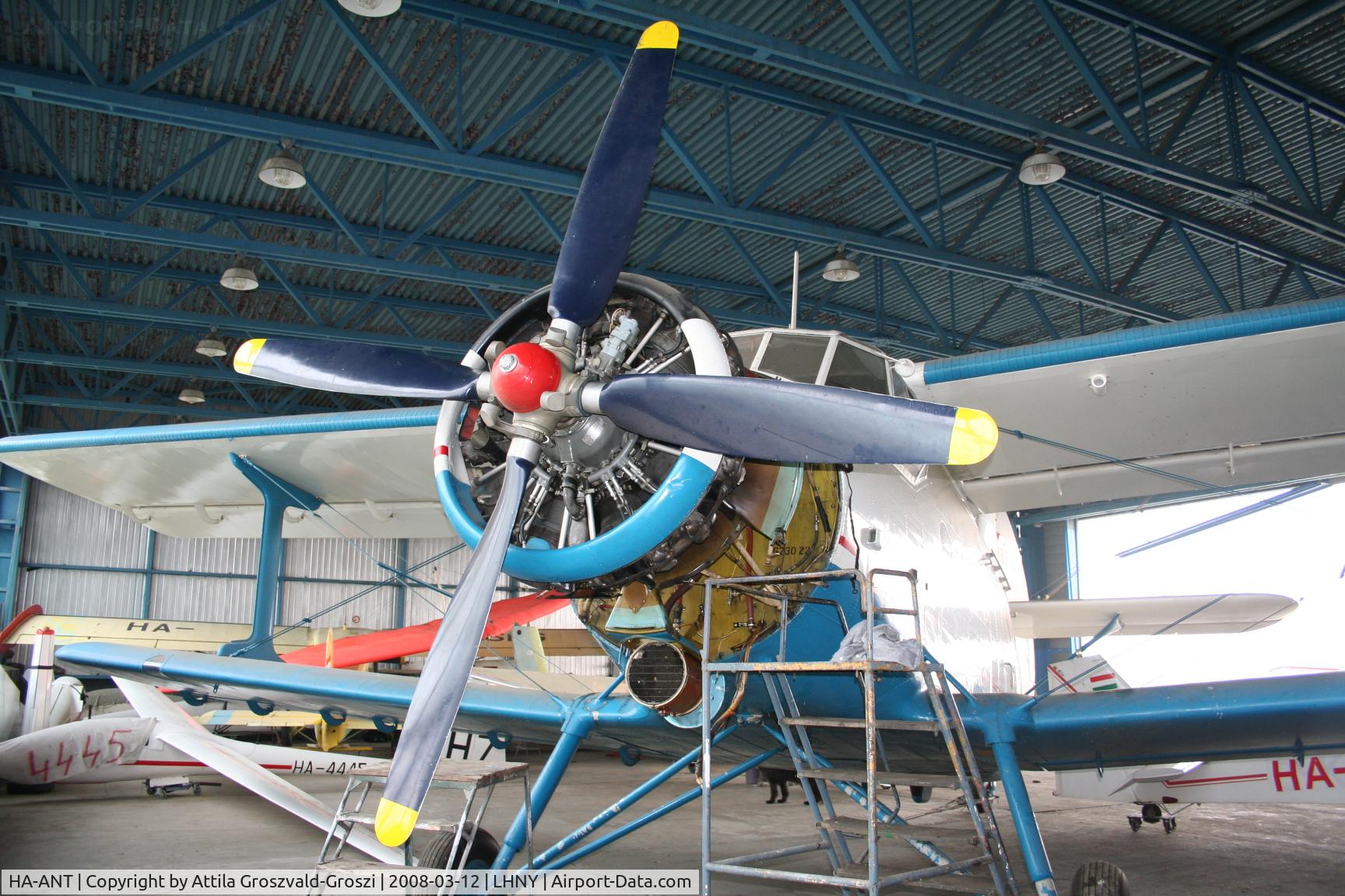 HA-ANT, 1987 PZL-Mielec An-2 TD C/N 1G230-22, LHNY - Nyíregyháza Airport, Hungary